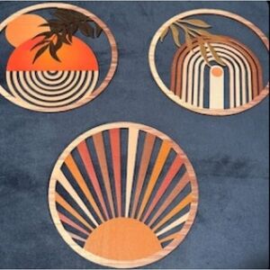 Abstract Geometric Wall Art Set